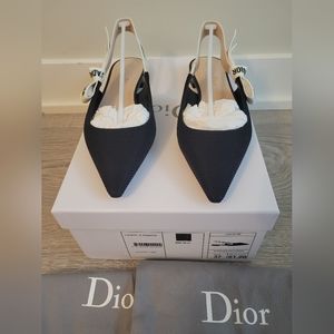 (Brand New) Dior J'adior Slingback Flat Shoes For Sale!!!
